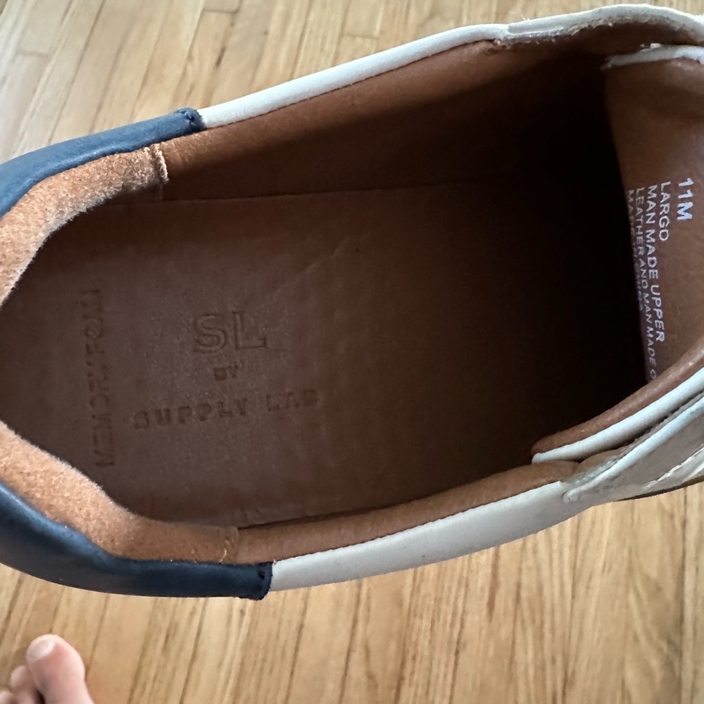 Supply lab sneakers white/blue